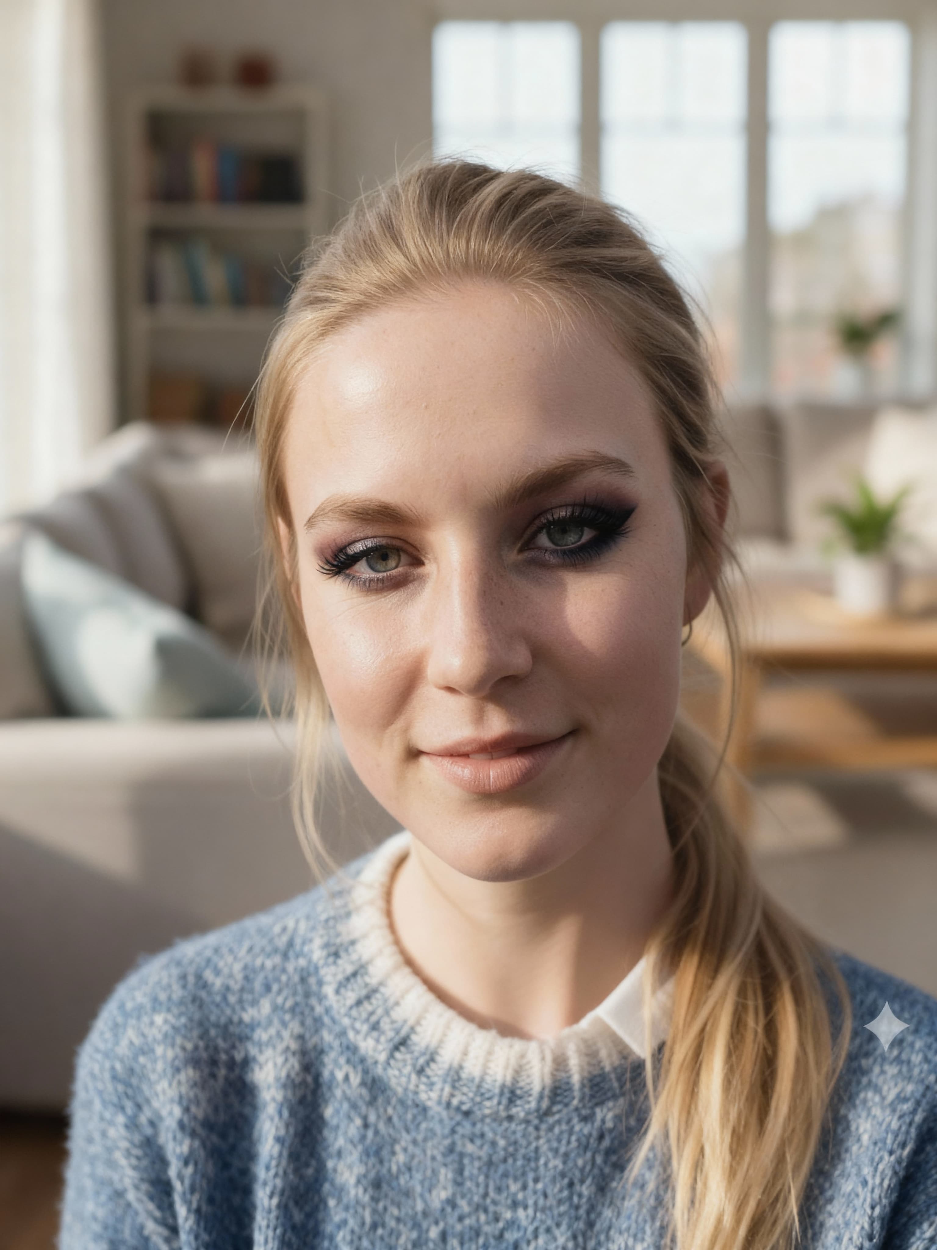 Karakteres, esti (Smokey) smink megjelenés